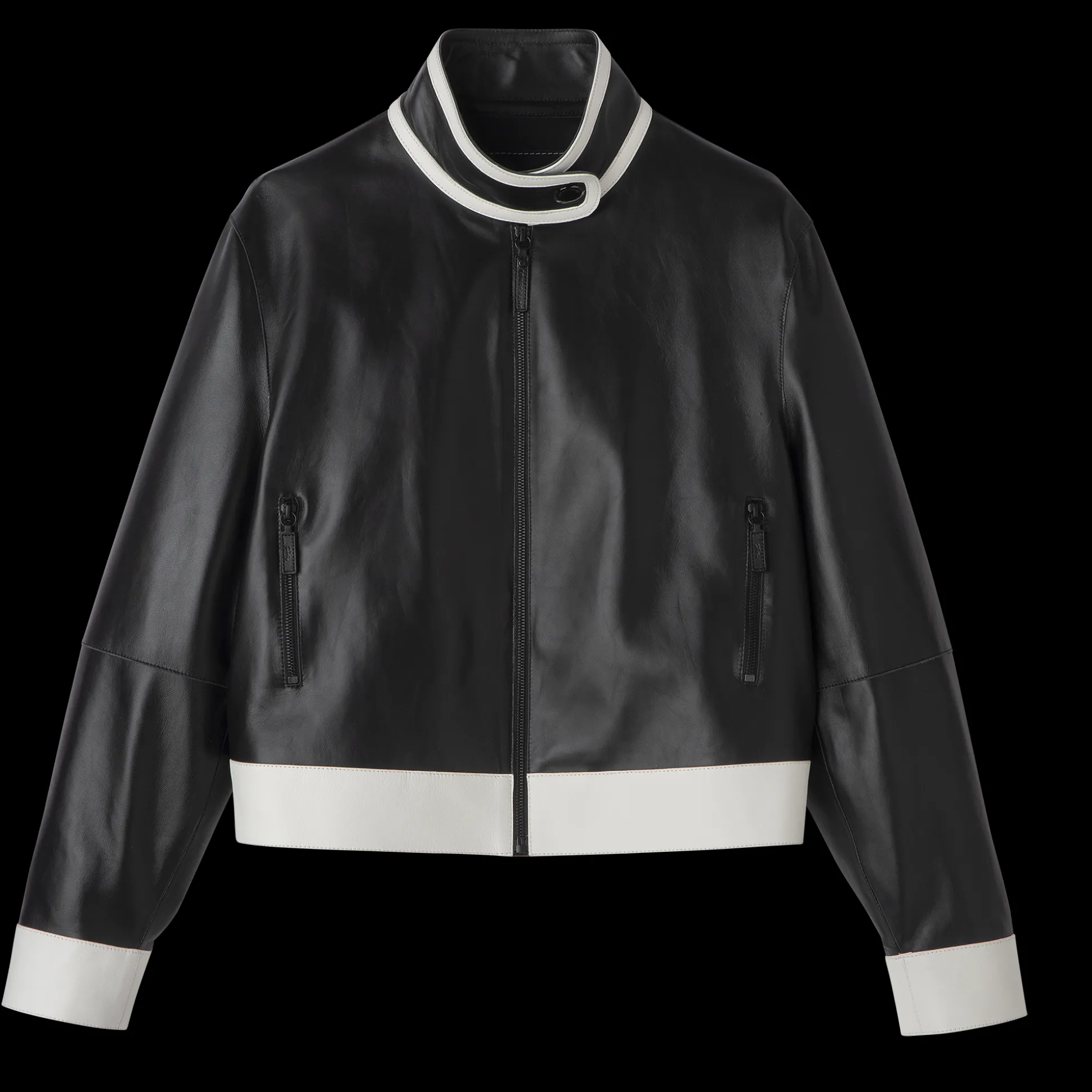 Kurzer Blouson Aus Leder*Longchamp Fashion
